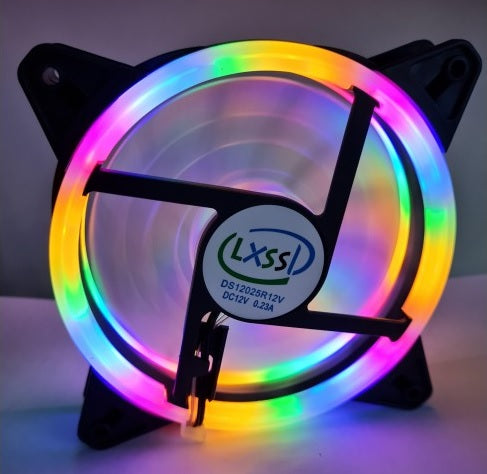 Case Fan 12CM 3 Colour LED Molex Connector