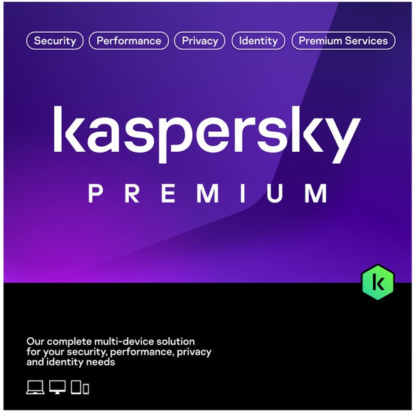 Kaspersky Premium 3 Devices 1 Year Card