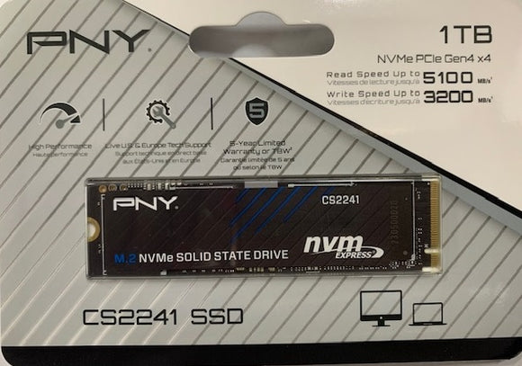 PNY 1TB NVMe SSD Gen4 M.2