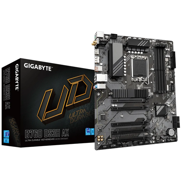 Gigabyte B760 DS3H AX DDR5 WiFi ATX motherboard