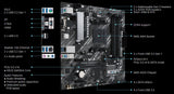 Asus PRIME A520M-A II AM4 4xDDR4 mATX motherboard