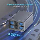2 BAY SATA HDD ENCLOSURE Unitek USB3.2 Type-C