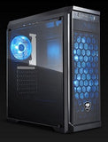 Cougar MX330-G AIR tempered glass mid tower Blue LED Fans