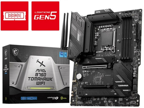 MSI MAG B760 TOMAHAWK WIFI ATX DDR5 Motherboard