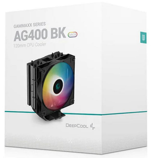 DeepCool AG400 Black ARGB  CPU Air Cooler 120mm
