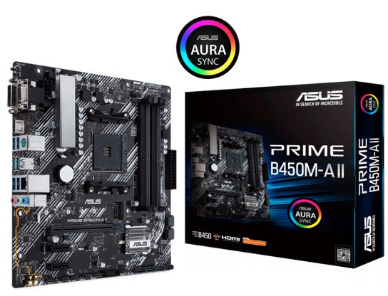 ASUS PRIME B450M-A II AM4 MATX