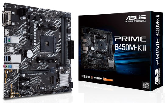 ASUS PRIME B450M-K II AM4 Micro ATX