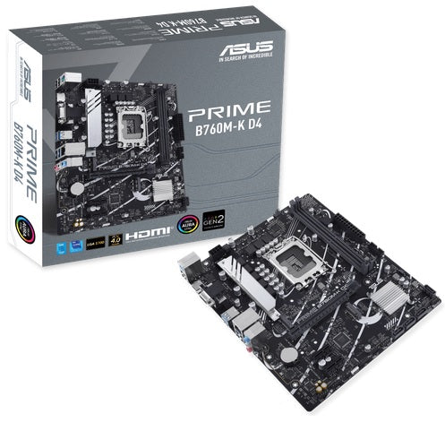 ASUS PRIME B760M-K D4-CSM  LGA1700 DDR4 mATX