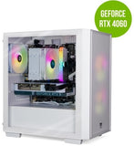 Thermaltake Gaming System Genesis Ultimate V4 SNOW - Intel 12400F / RTX 4060 / B760 WIFI / 16GB RGB RAM / H16 White