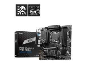 MSI PRO B760M-A WIFI DDR4 mATX