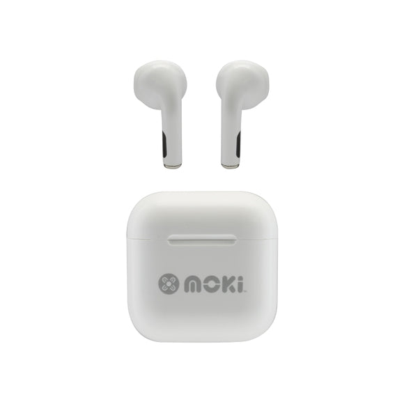 MokiPods Wireless Earbuds Mini White