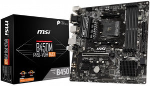 MSI B450M PRO-VDH MAX 4X DDR mATX AM4 MOB