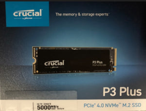 Crucial P3 Plus 500GB GEN4 NVMe M.2 SSD