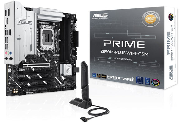 ASUS PRIME Z890M-PLUS WIFI-CSM LGA1851 Intel® Core™ Ultra Processors (Series 2) mATX