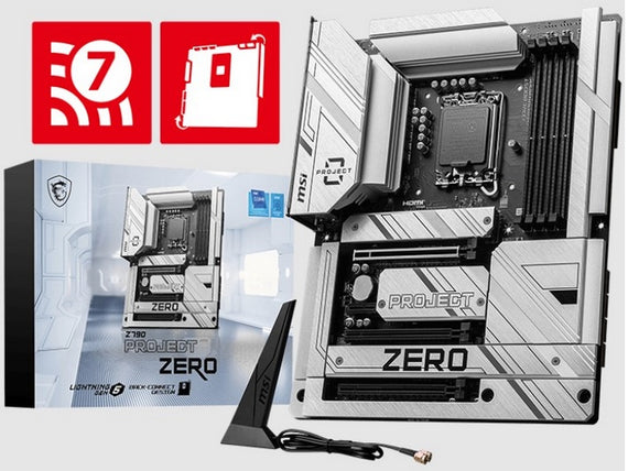 MSI Z790 PROJECT ZERO DDR5 WiFi7 LGA1700 ATX