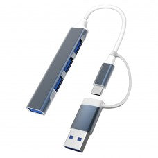 4 Ports USB3.0 Type A & Type C Non-Power