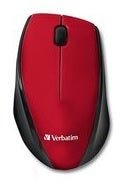 Verbatim MultiTrac Red Mouse Blue LED, Wireless Optical