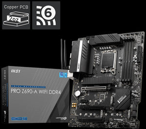 MSI Pro Z690-A Wi-Fi DDR4 Gen 12th Motherboard