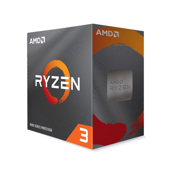 AMD Ryzen 3 4100 CPU 4 Core Retail Box Fan