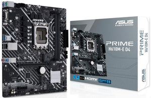 Asus PRIME H610M-E D4 13th & 12th Gen mATX motherboard