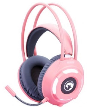 Marvo HG8936PK Pink Stereo Gaming Headset With White Light