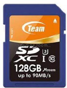 SD Card 128G Xtreme. Team