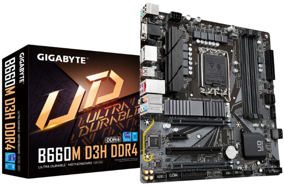 Gigabyte B660M D3H D4 LGA1700 12thGen DDR4 Motherboard
