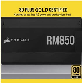 Corsair RM850W 80+Gold 12PIN GPU PSU. WHITE