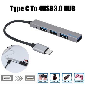 USB 3.0 Type C to USB 3.0 4 Ports HUB